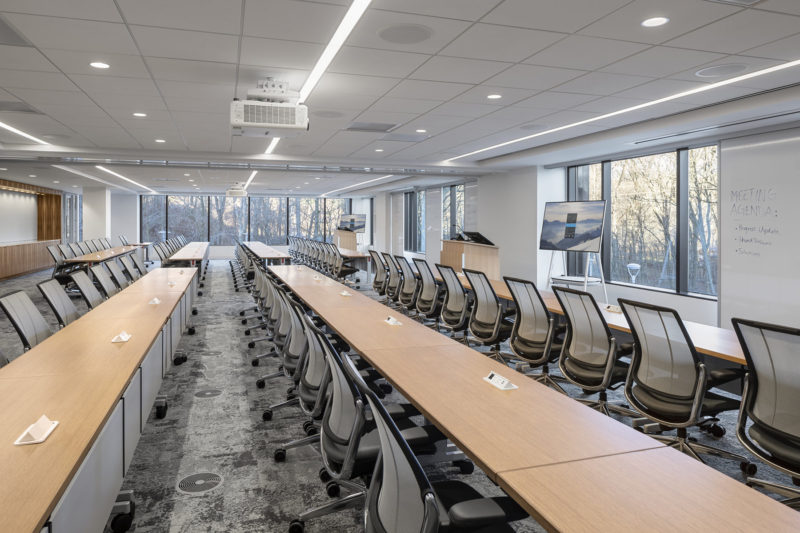A Look Inside FactSet’s Sleek New Norwalk Office, INDesign Marketing Services