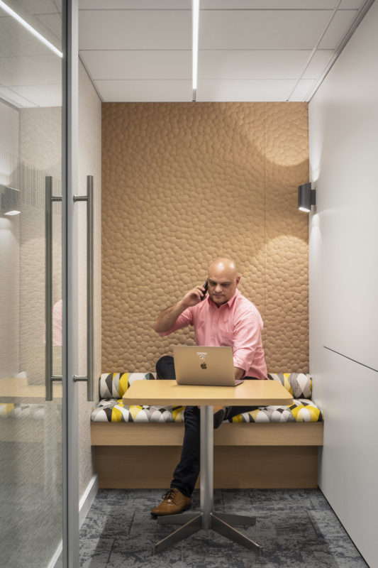 A Look Inside FactSet’s Sleek New Norwalk Office, INDesign Marketing Services