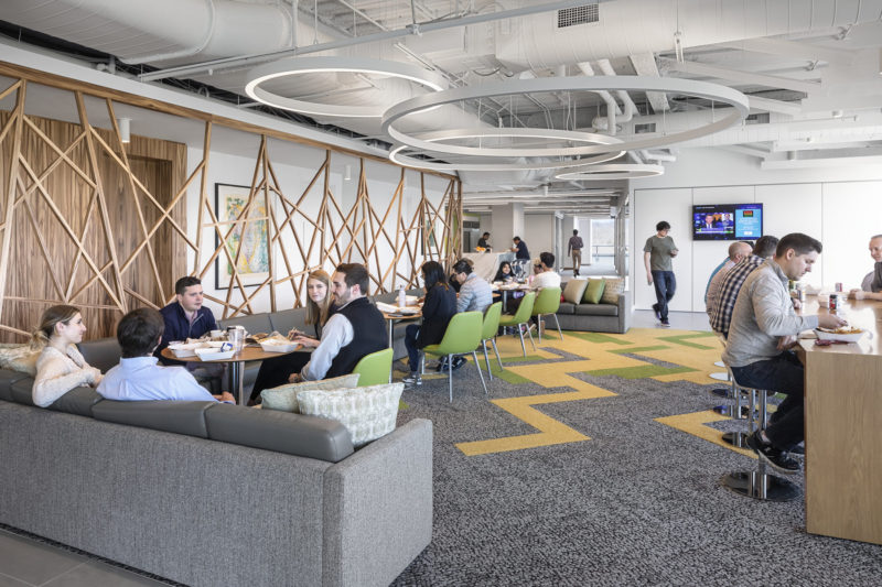 A Look Inside FactSet’s Sleek New Norwalk Office, INDesign Marketing Services