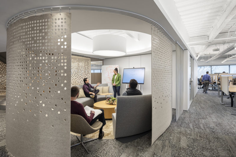 A Look Inside FactSet’s Sleek New Norwalk Office, INDesign Marketing Services