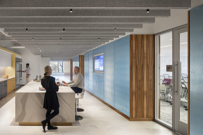 A Look Inside FactSet’s Sleek New Norwalk Office, INDesign Marketing Services
