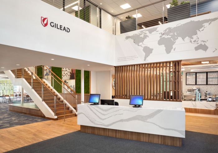 Gilead Sciences Offices – Foster City, INDesign Marketing Services modular office furniture Singapore | new system office furniture contractor Singapore