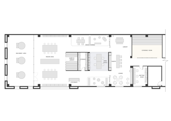 Santoni Offices – Shanghai, INDesign Marketing Services