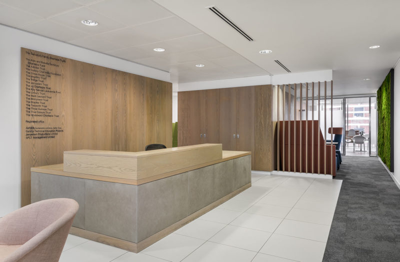 A Look Inside Sainsbury Family Charitable Trusts’ London Office, INDesign Marketing Services