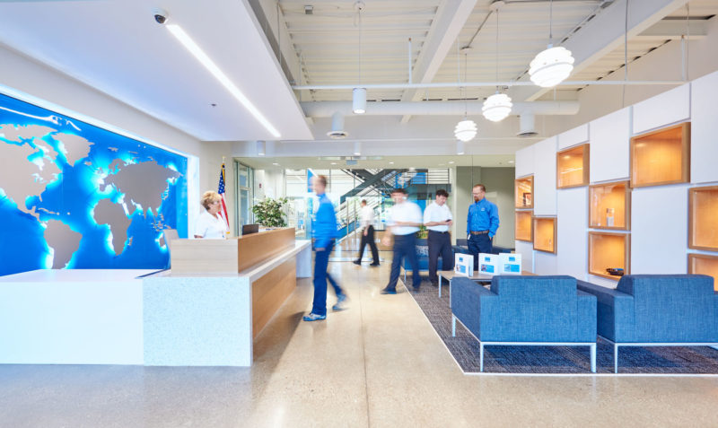 A Peek Inside Jenoptik’s Rochester Hills Office, INDesign Marketing Services