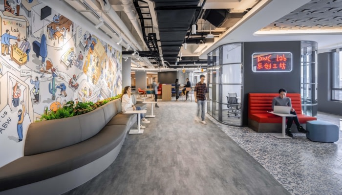 PwC PlayLab Offices – Beijing, INDesign Marketing Services