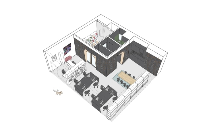 mode:lina Offices – Poznań, INDesign Marketing Services