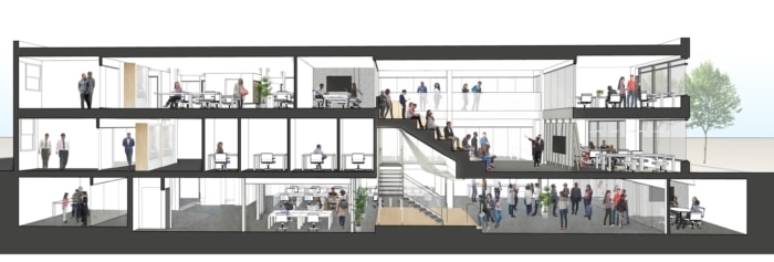 Bamboo Coworking Offices – Royal Oak, INDesign Marketing Services