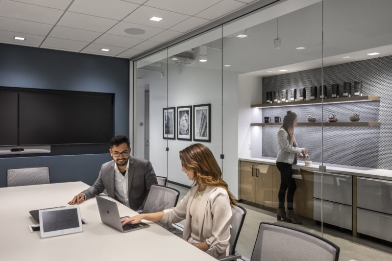 A Look Inside JLL’s Sleek New Irvine Office, INDesign Marketing Services
