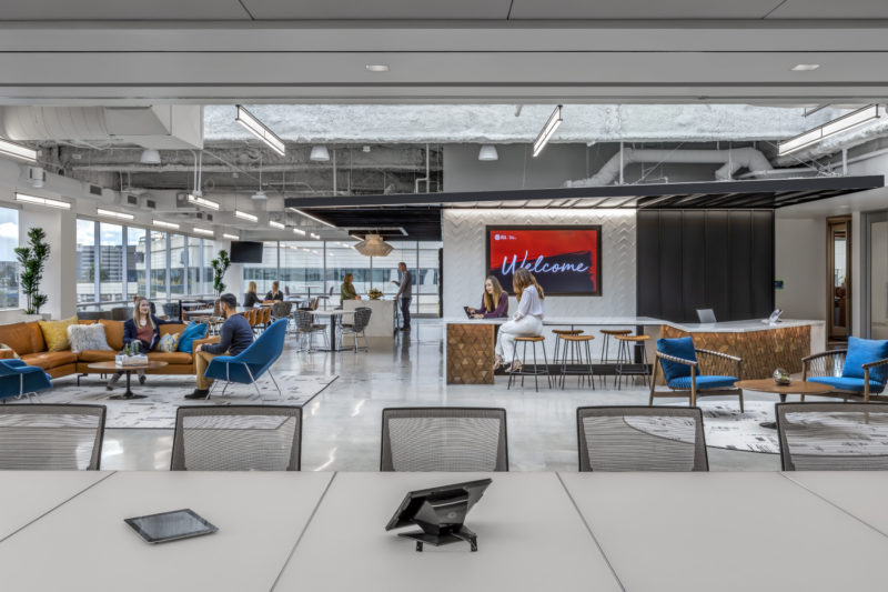 A Look Inside JLL’s Sleek New Irvine Office, INDesign Marketing Services