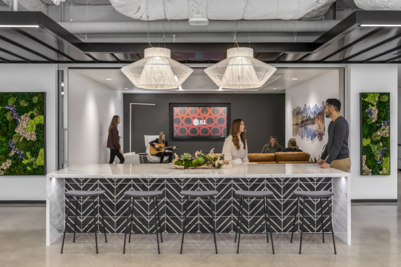 A Look Inside JLL’s Sleek New Irvine Office, INDesign Marketing Services