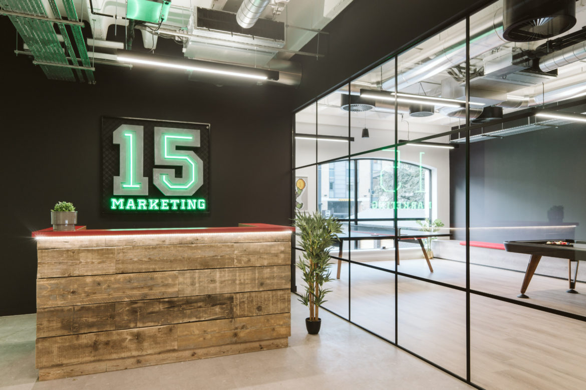 A Look Inside 15 Marketing’s New Watford Office, INDesign Marketing Services