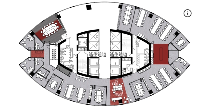 MAKU Offices – Shanghai, INDesign Marketing Services