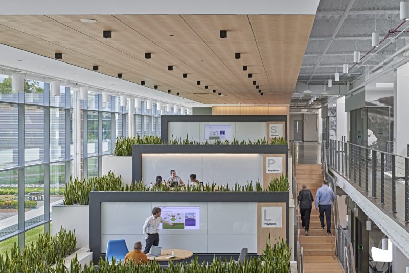 Inside Wacker Chemical’s New Pittsfield Township Office, INDesign Marketing Services