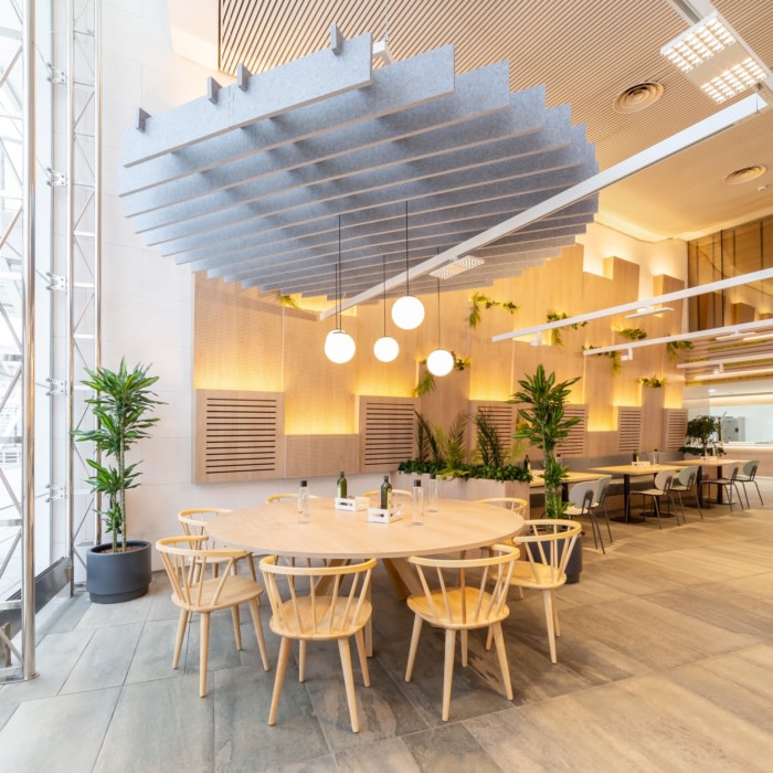 Almirall Office Cafeteria – Barcelona, INDesign Marketing Services