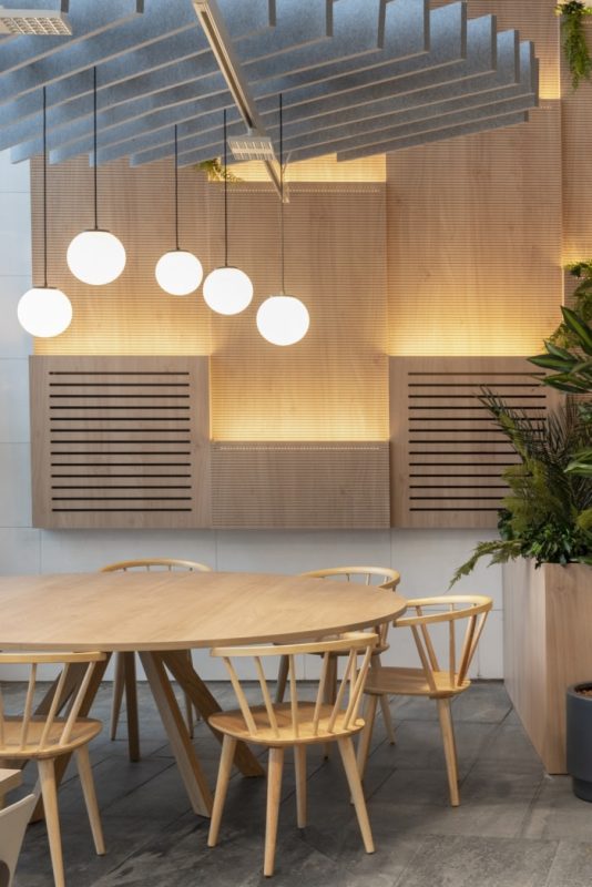 Almirall Office Cafeteria – Barcelona, INDesign Marketing Services