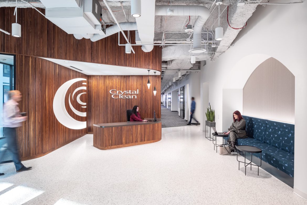 A Tour of Heritage Crystal Clean’s New Hoffman Estates Office, INDesign Marketing Services