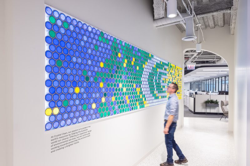 A Tour of Heritage Crystal Clean’s New Hoffman Estates Office, INDesign Marketing Services